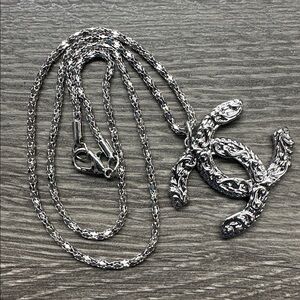 Diamond Cut Rope Chain with Pendant